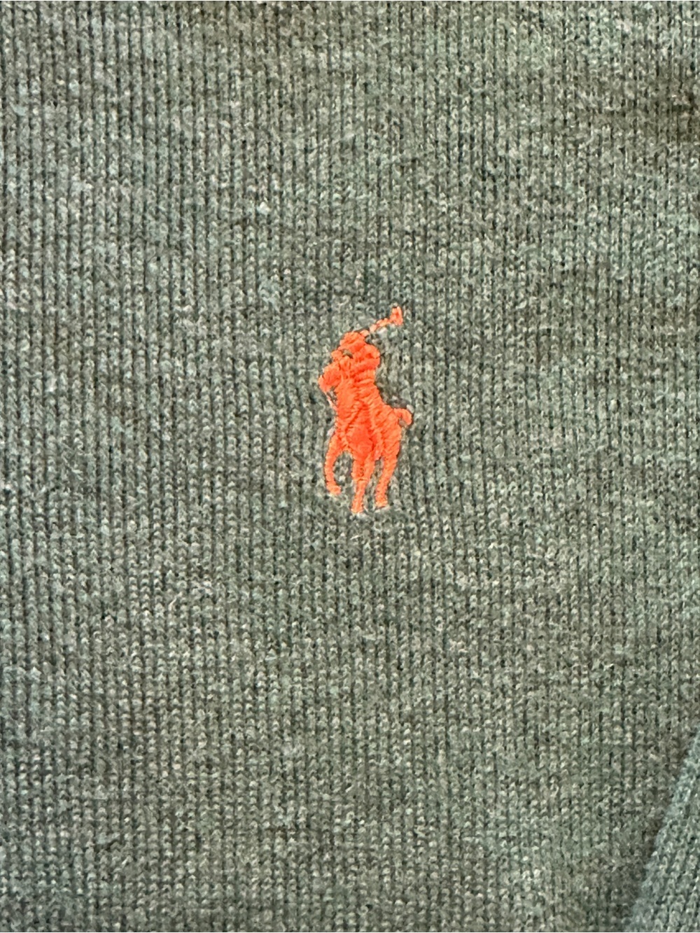 Polo by Ralph Lauren Men's Green Half-Zip Fleece Pullover LT Large Tall - Picture 4 of 15